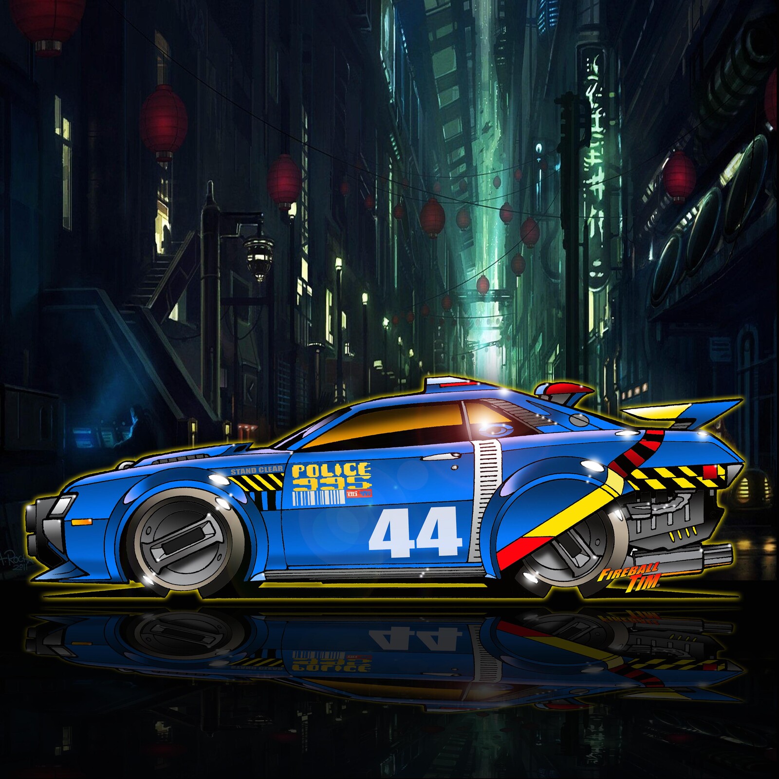 JDM Toyota Spinner ARt by Fireball Tim