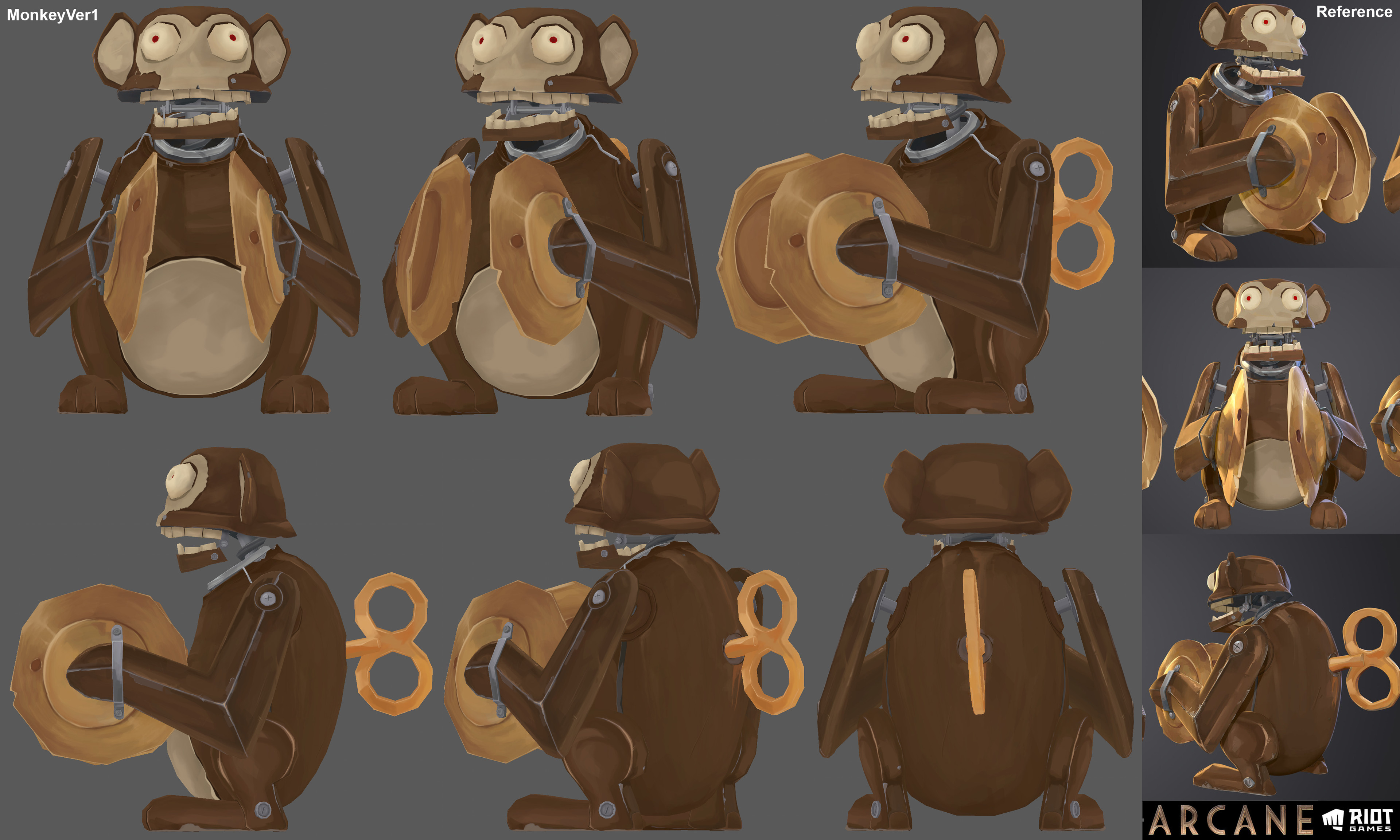 MonkeyClean HandPainted + Reference