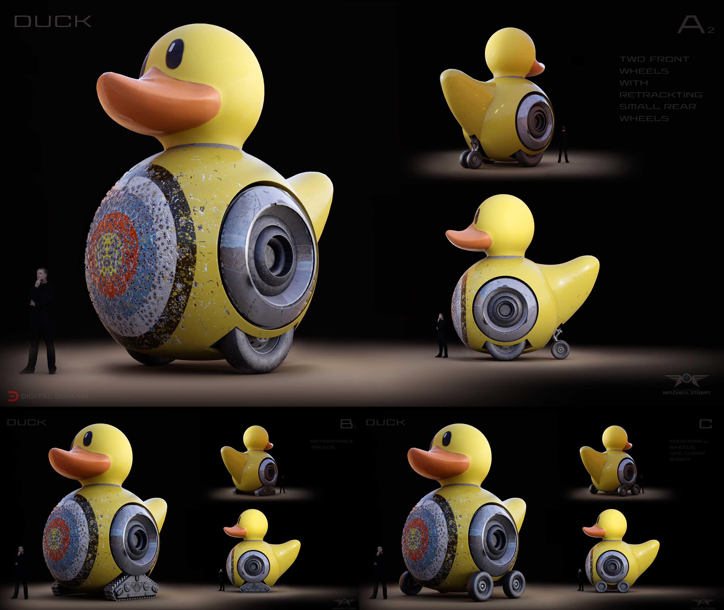 Mitchell Stuart "The Electric State" Robots & Guns