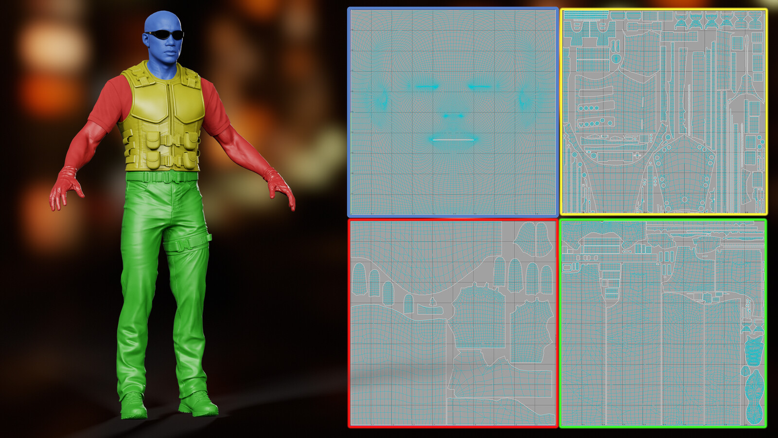 3 Textures set of 4k each.