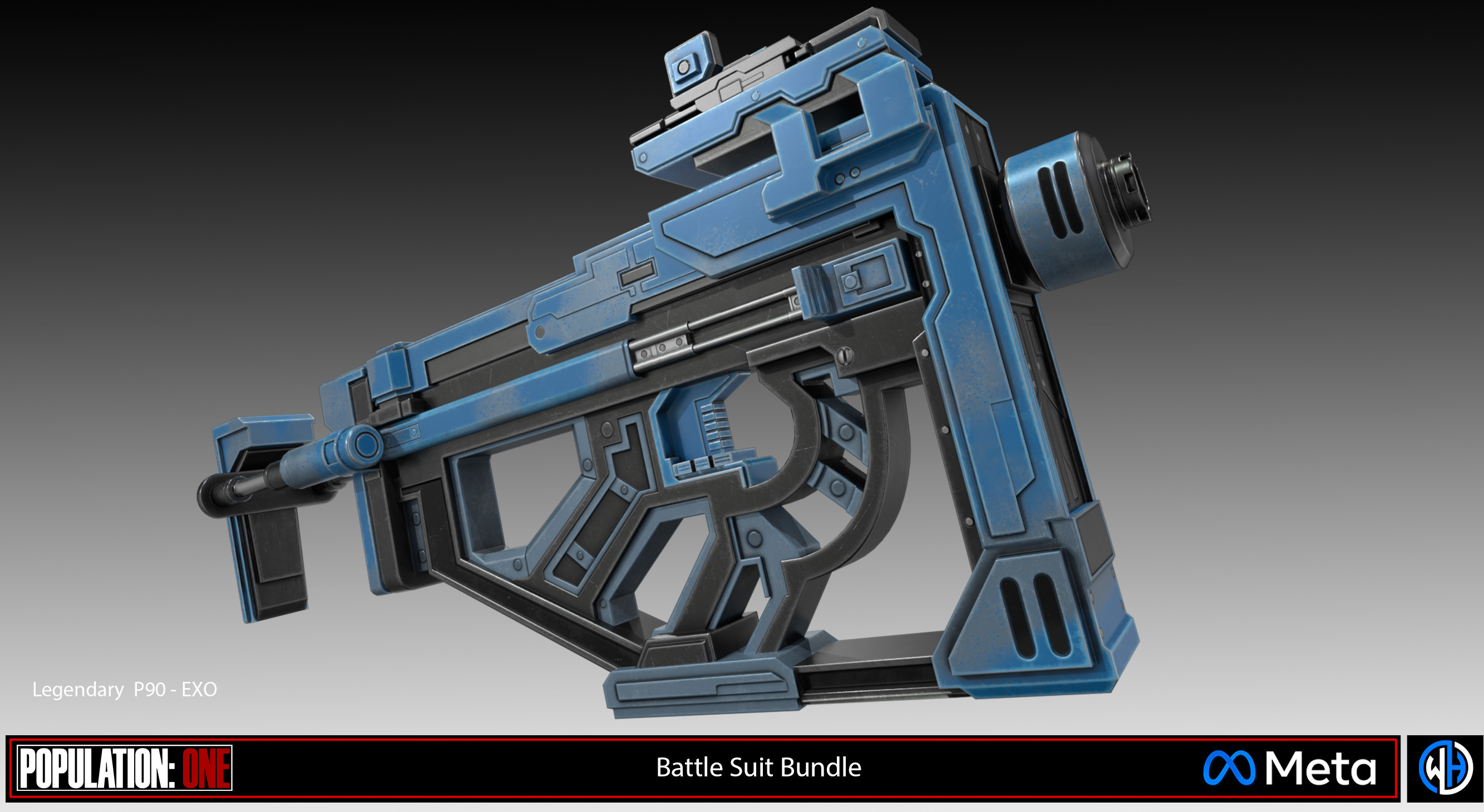 ArtStation - Population One: Gun Concept Art/ Hard Surface Art