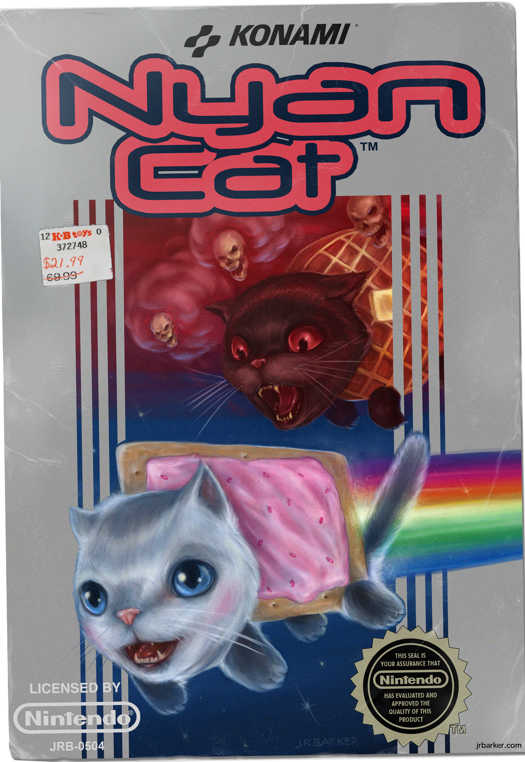 Konami style box art. 