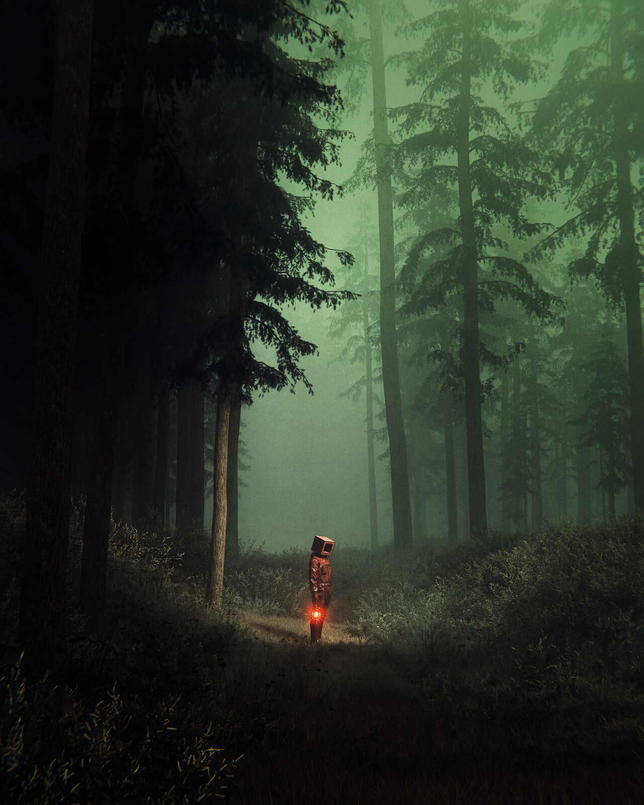astray amidst the woods