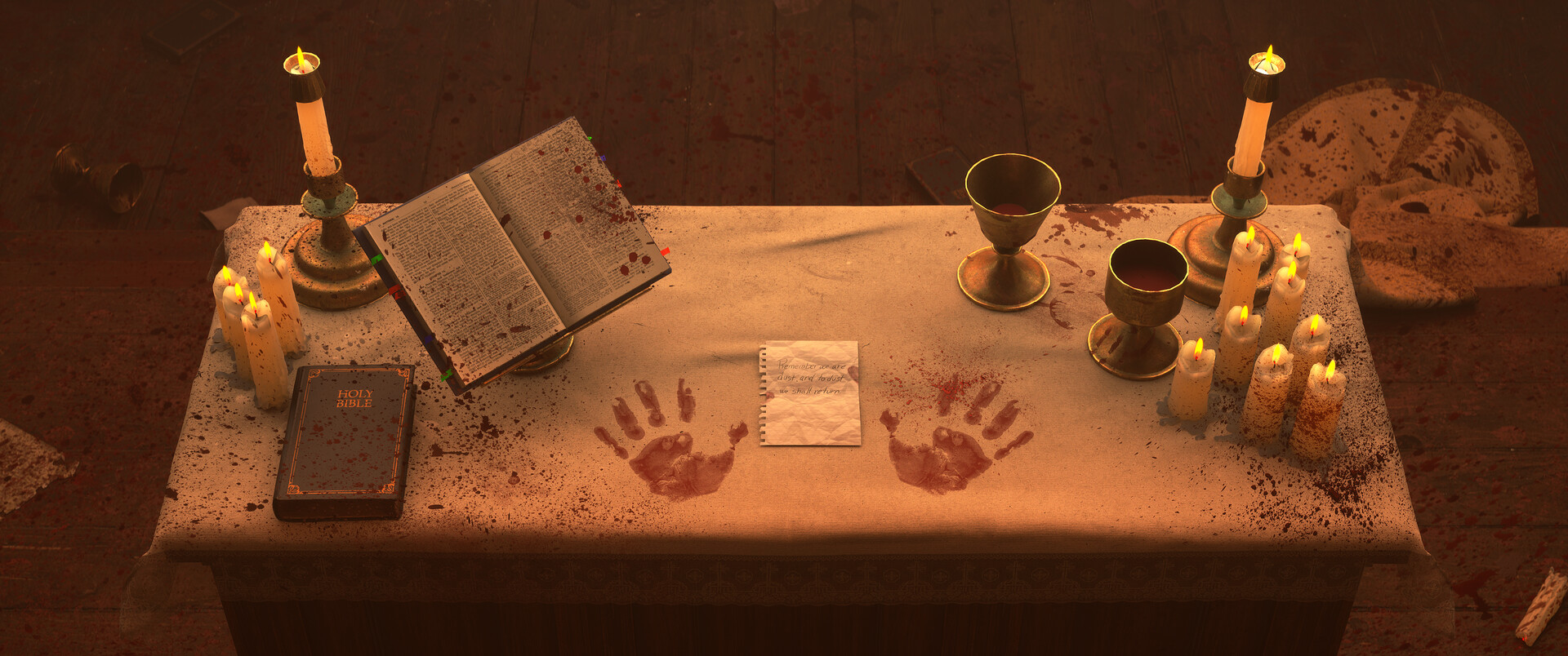 UE5 Midnight Mass Church - Fan Art