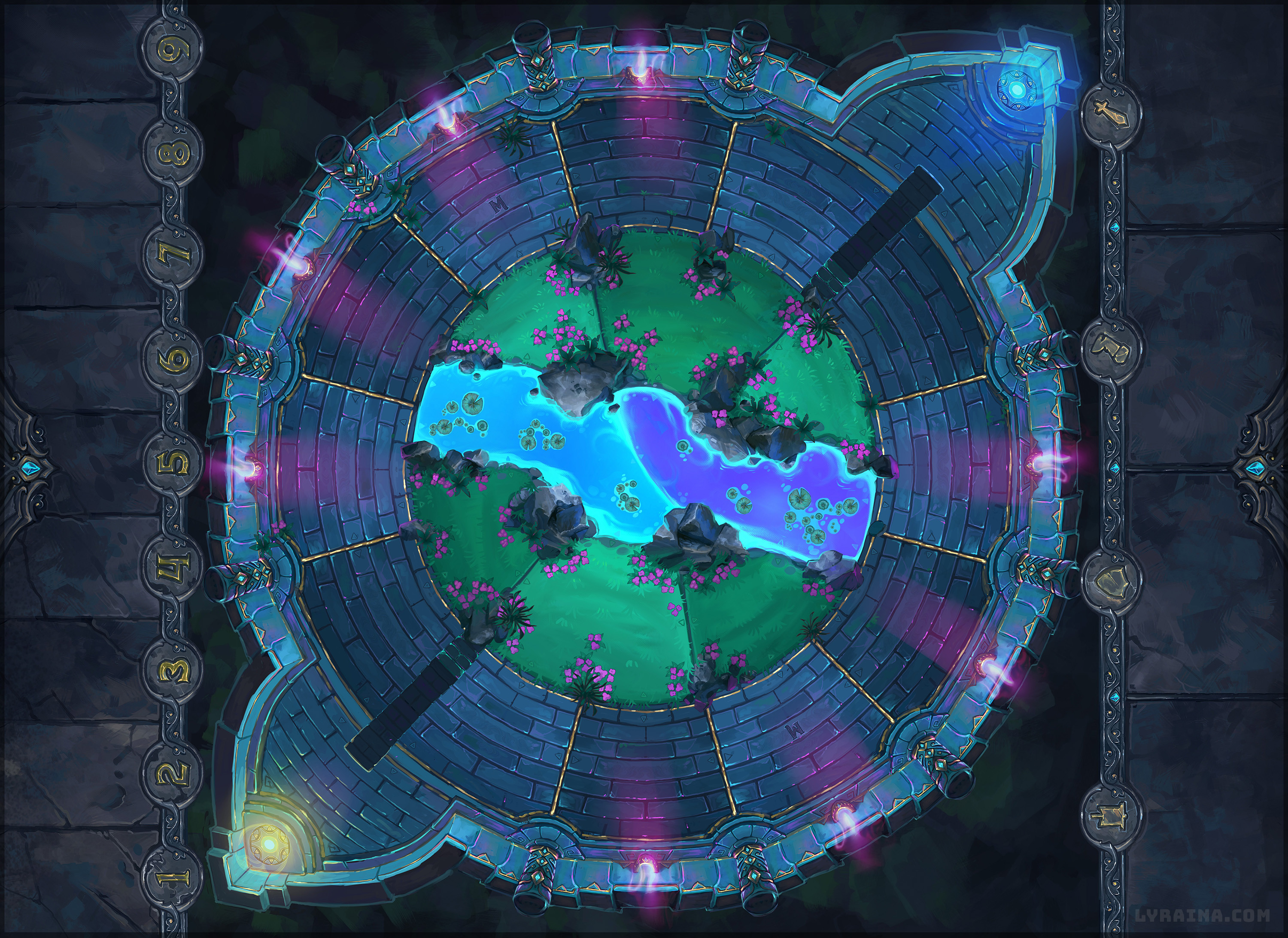 Dark Map (2-Lane-Map)