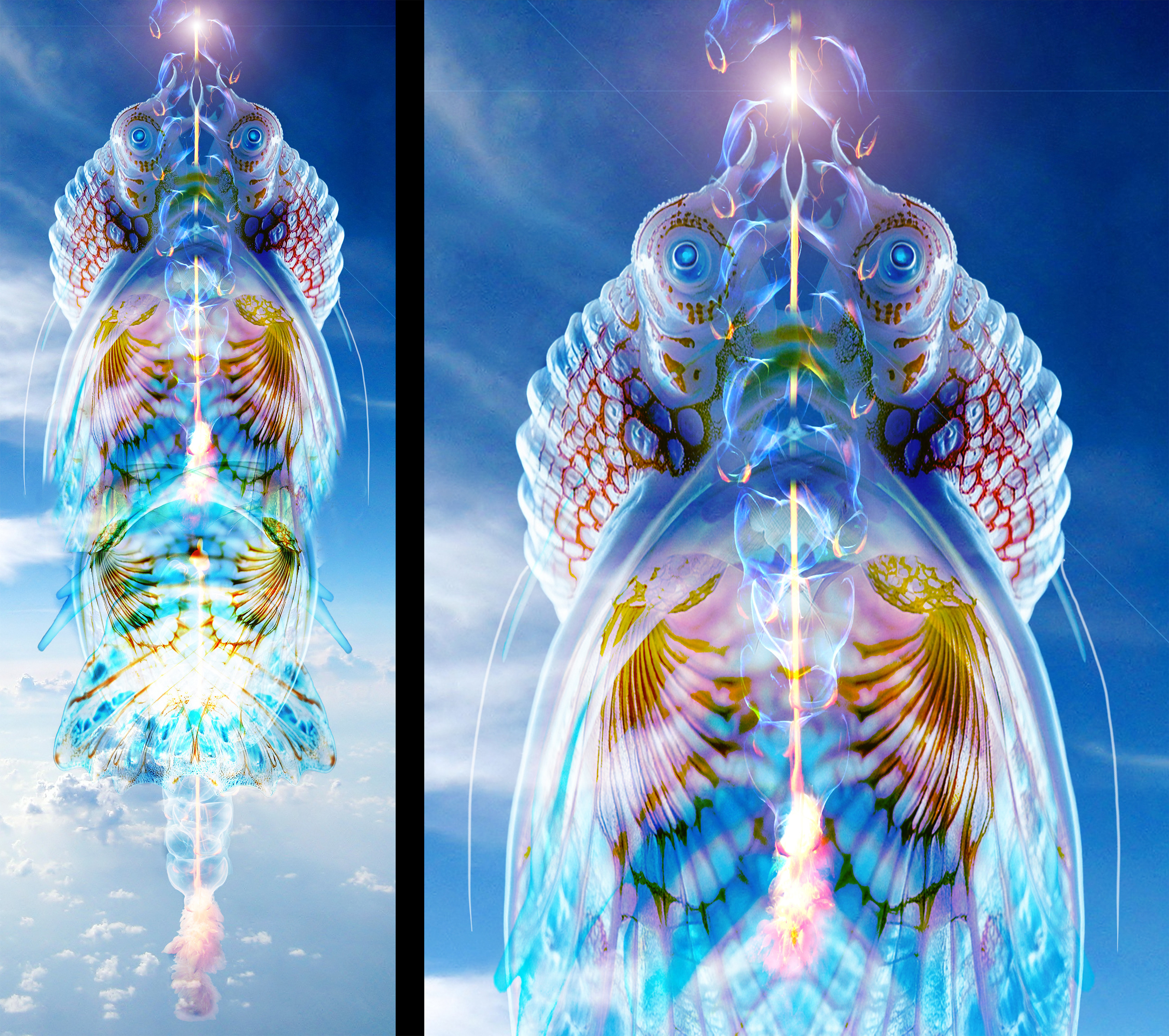 Wind World creature called "Cantera" that sings as it soars with the air currents