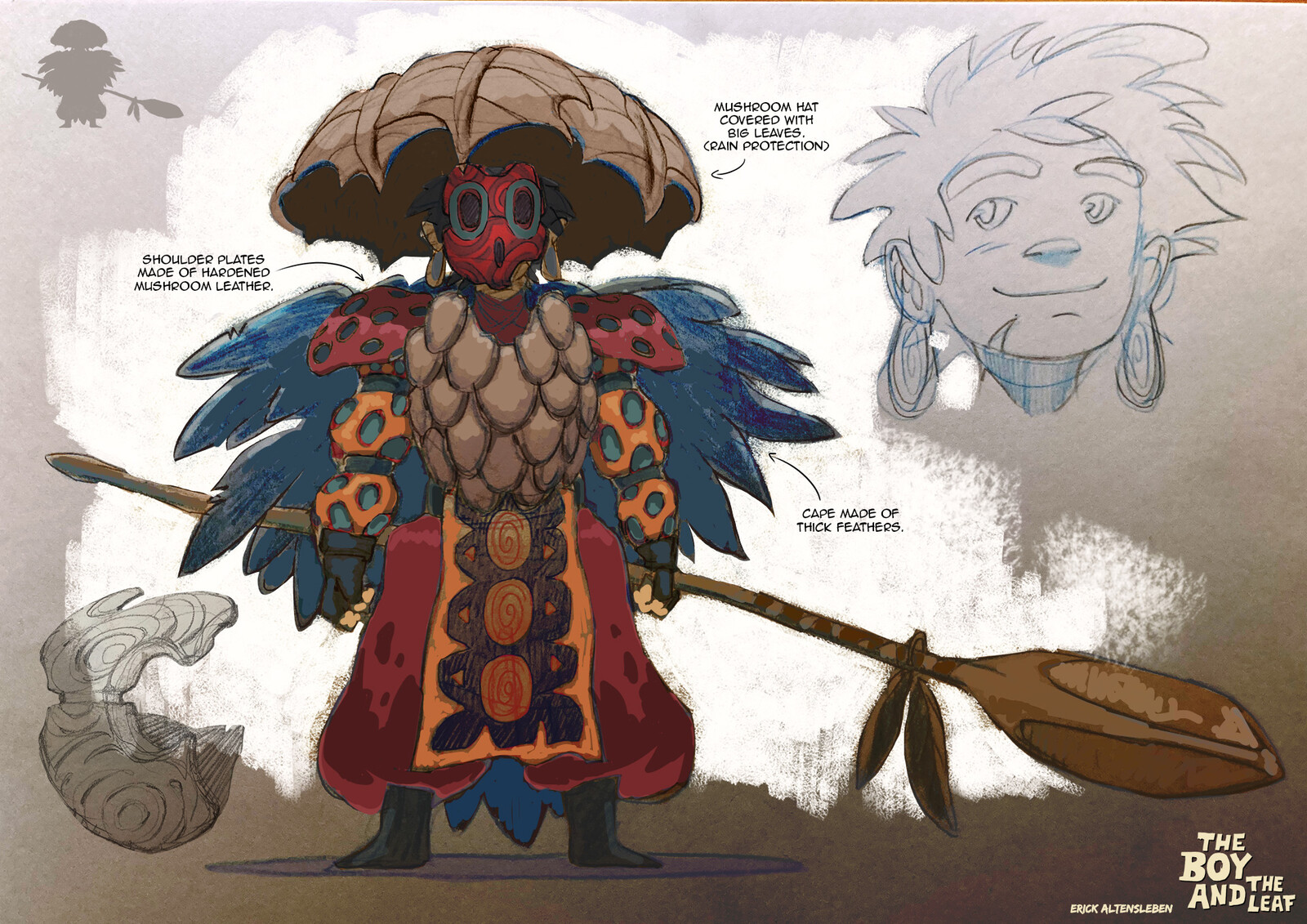 The Boy And The Leaf: The Red Mask
