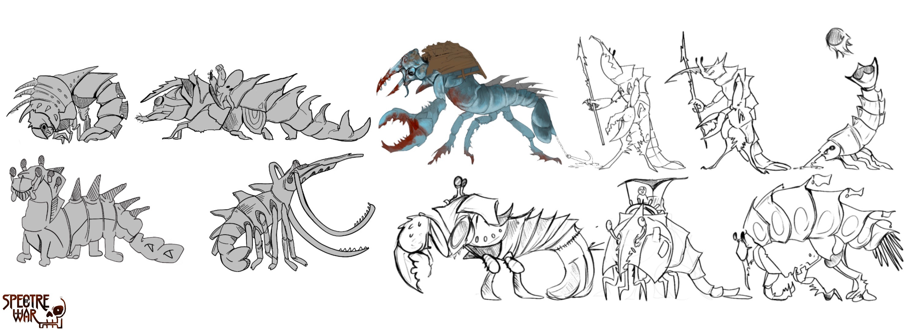 Iteration work - pushing around designs.