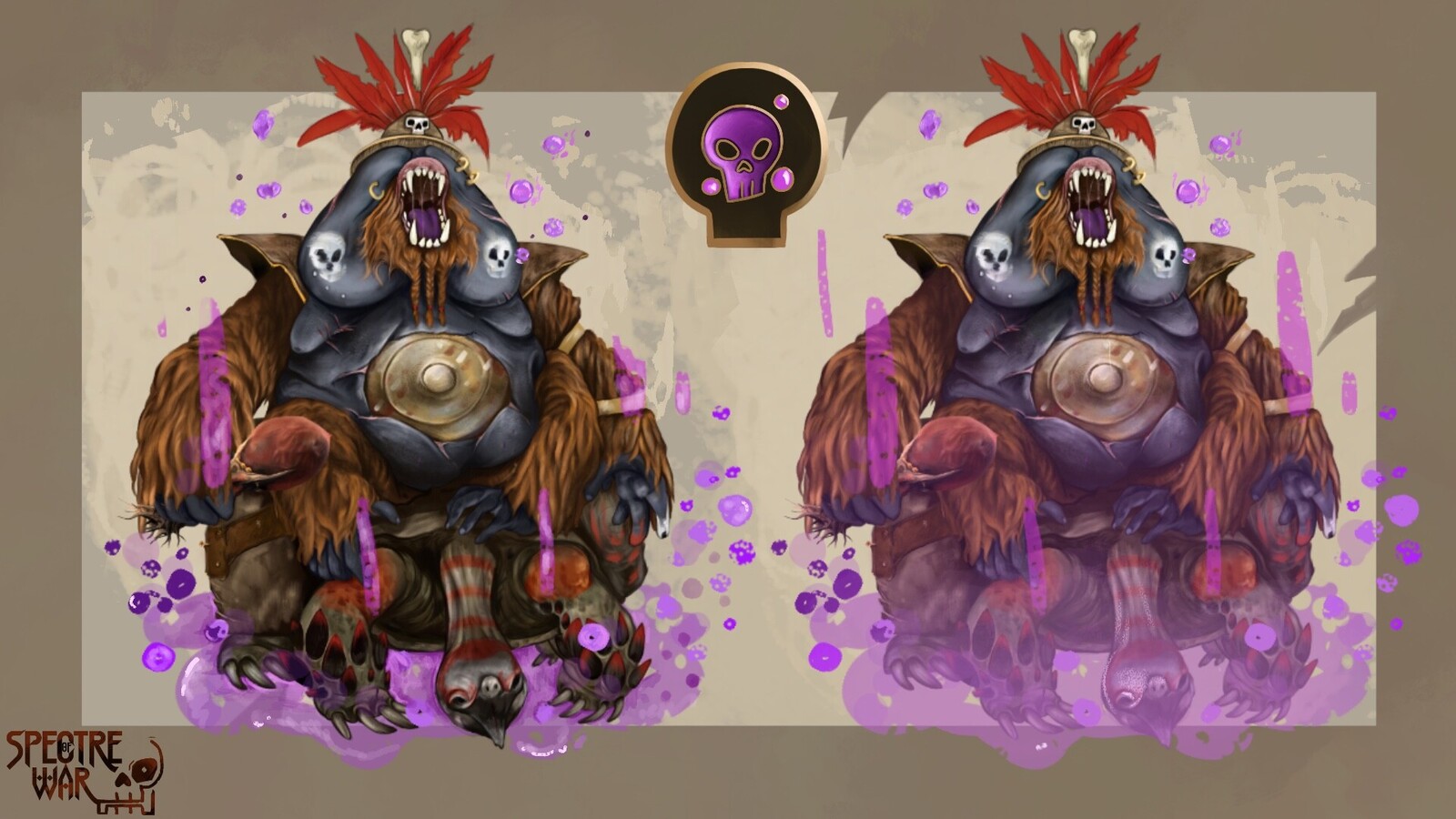 Poison damage VFX displayed on opposing character.