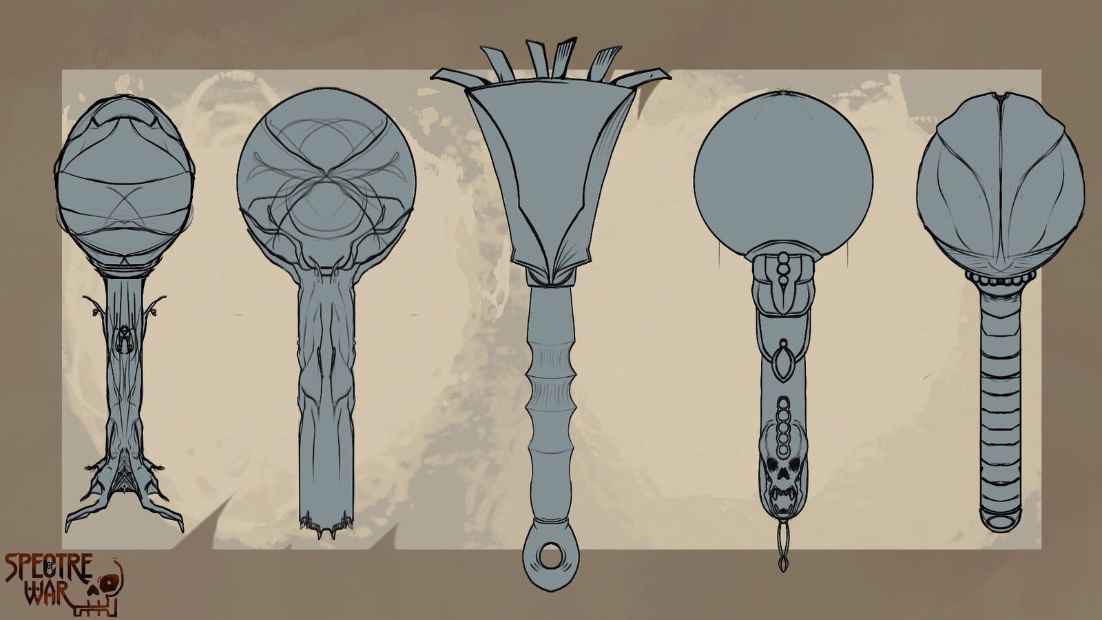 Drum stick ideation - I looked at Borneo tribes. I settled on a simple design for It's shape language.