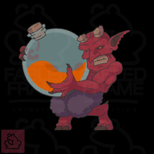 Imp Potion Idle Animation