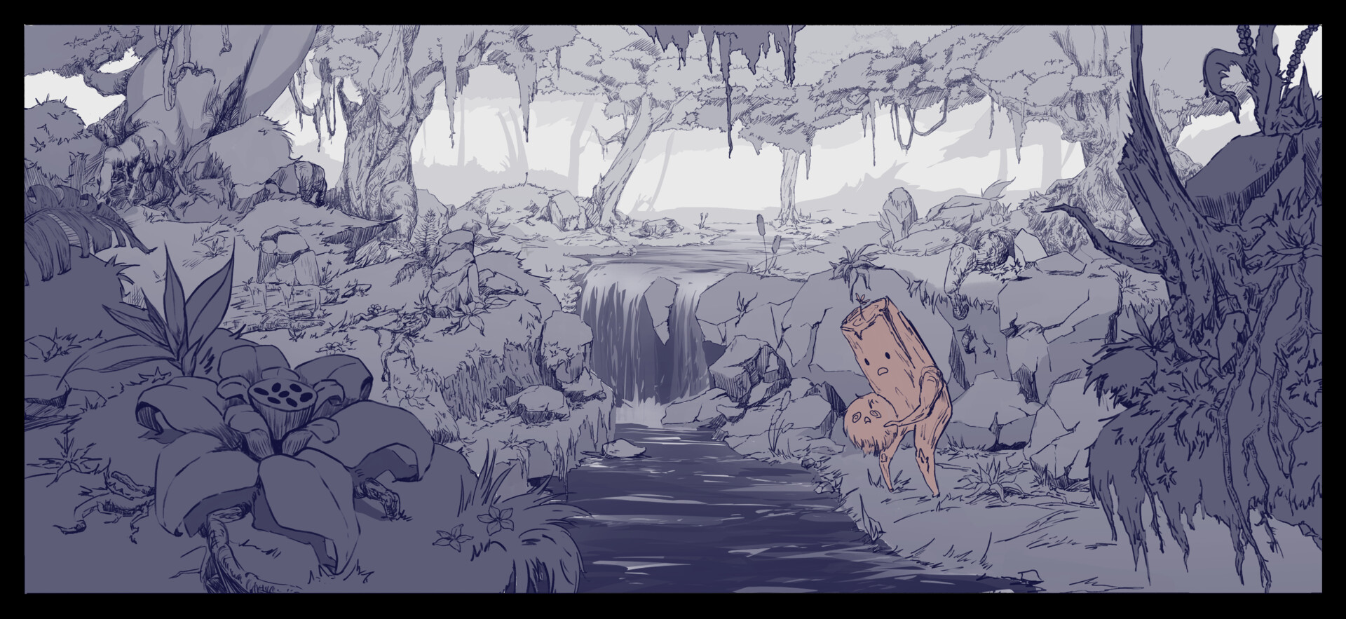 ArtStation - Forest Layout