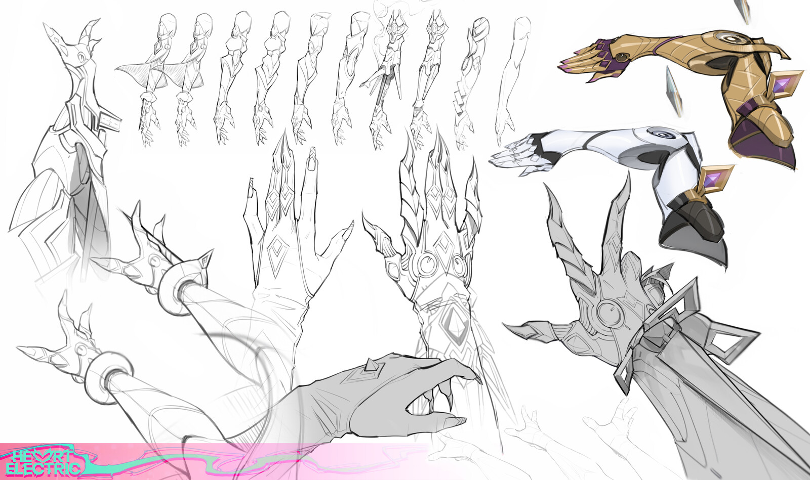 early hands and harpoon arm exploration