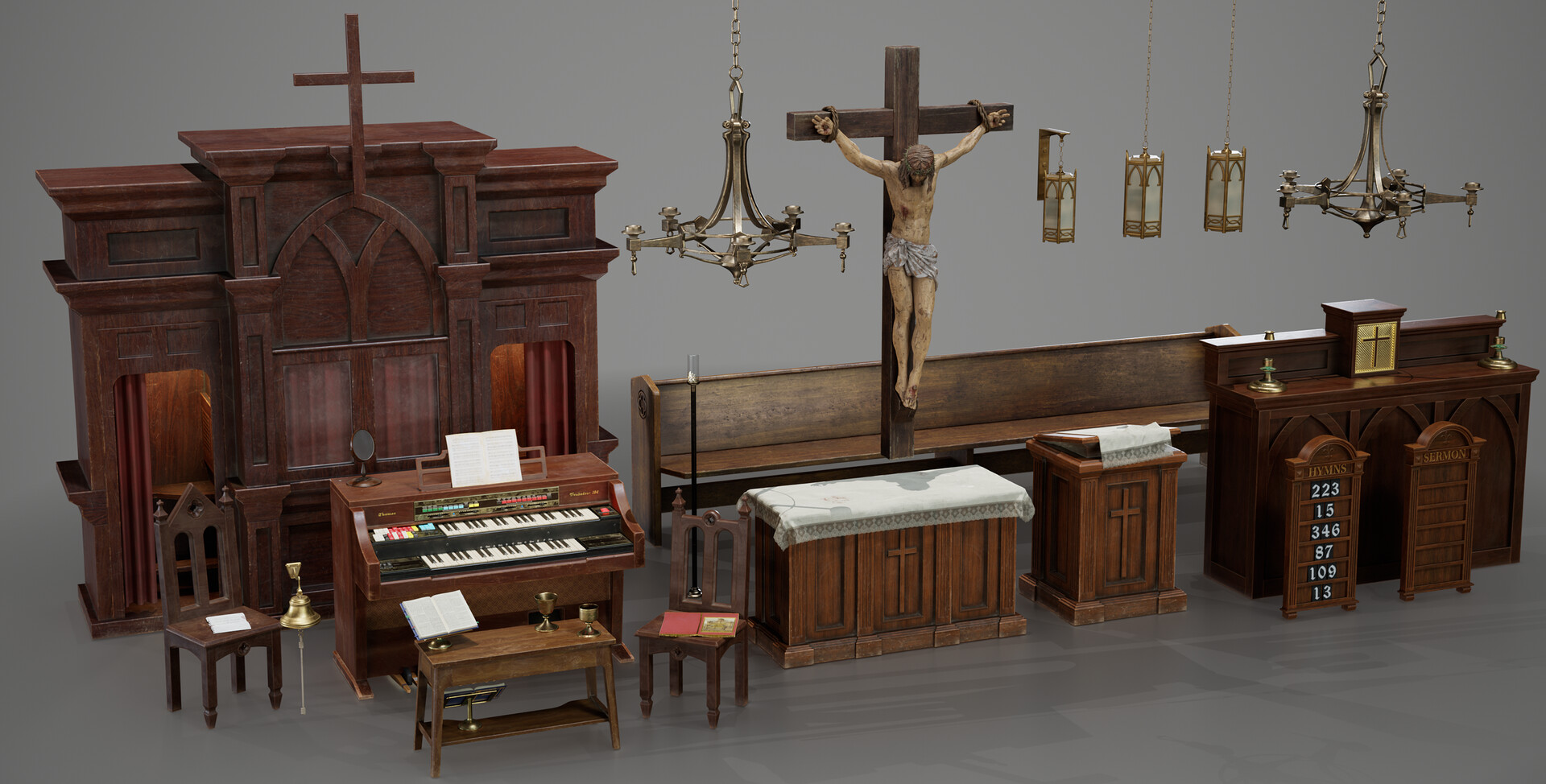 UE5 Midnight Mass Church - Fan Art