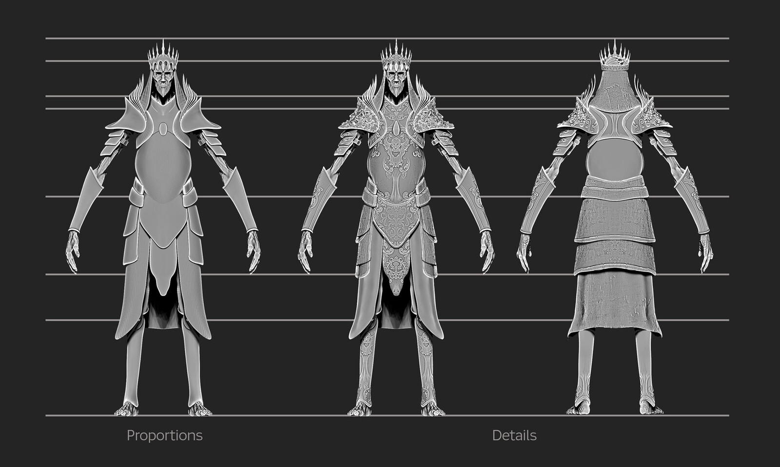 In the end, I made a small mix of elements from several options, which I think helped raise the level of the proposal, especially when I added details.