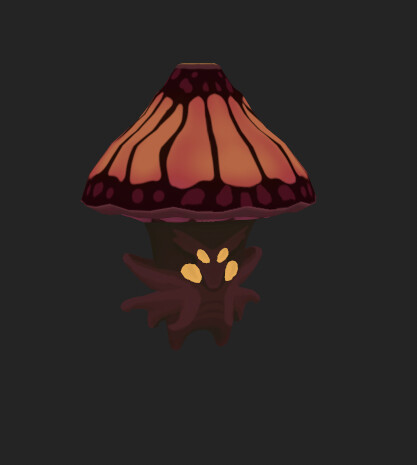 concepted a new mushroom enemy from start to finish. This is it in substance unlit.