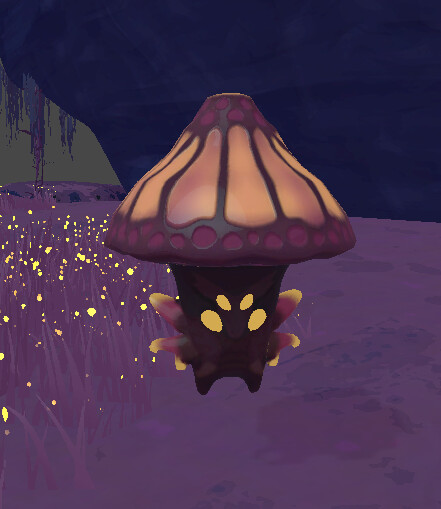 concepted a new mushroom enemy from start to finish. This is it in game.