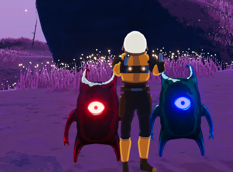 rigged, modeled, and made a shader for these little minions
