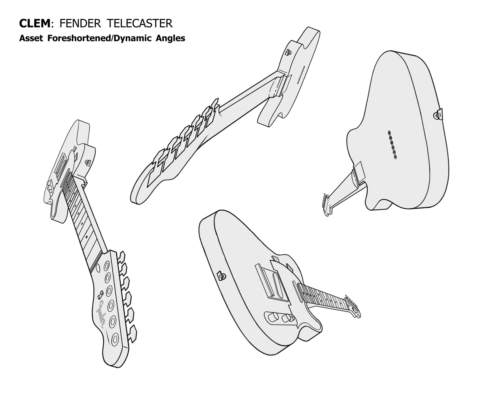 Armadillo Avalanche:  Clem's Fender Telecaster