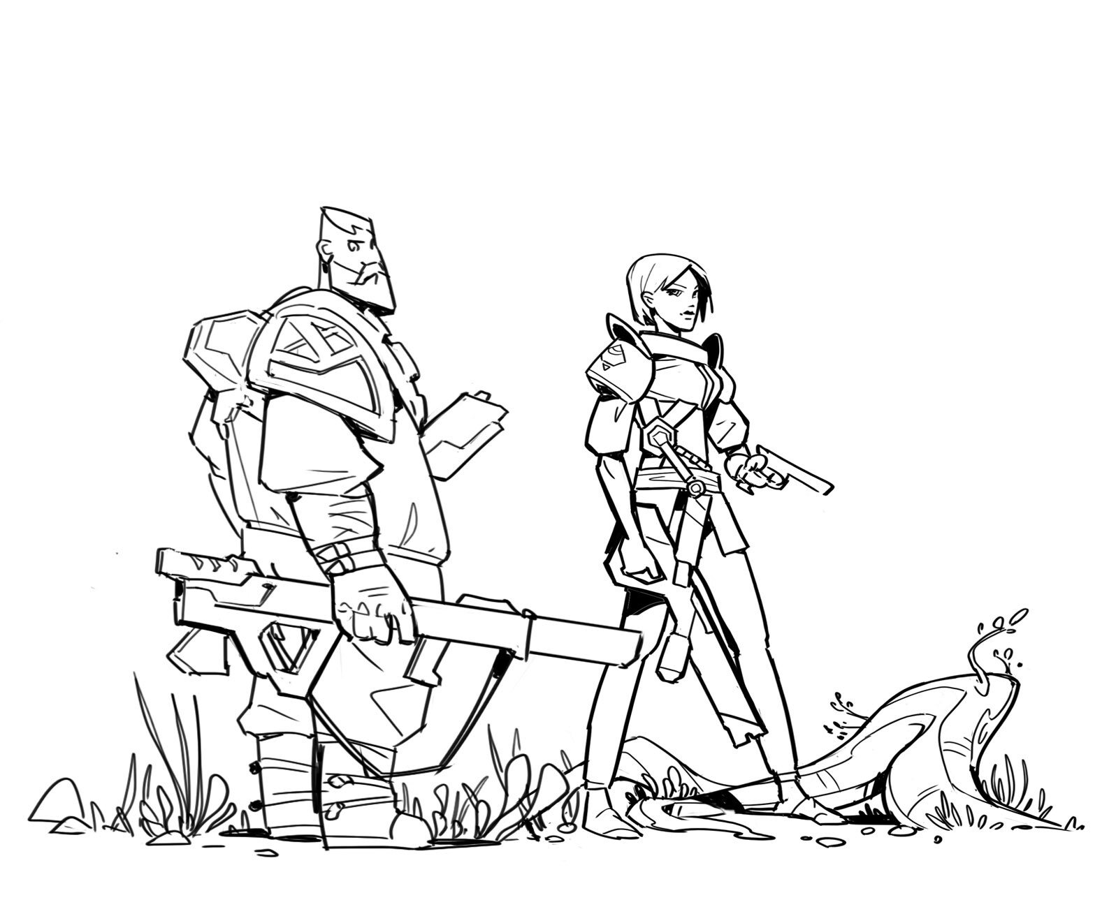 random character sketches #3