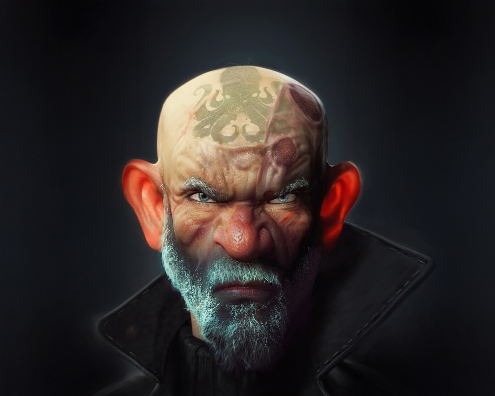 Kraken Fighter Portrait - ZBrush to CC4
