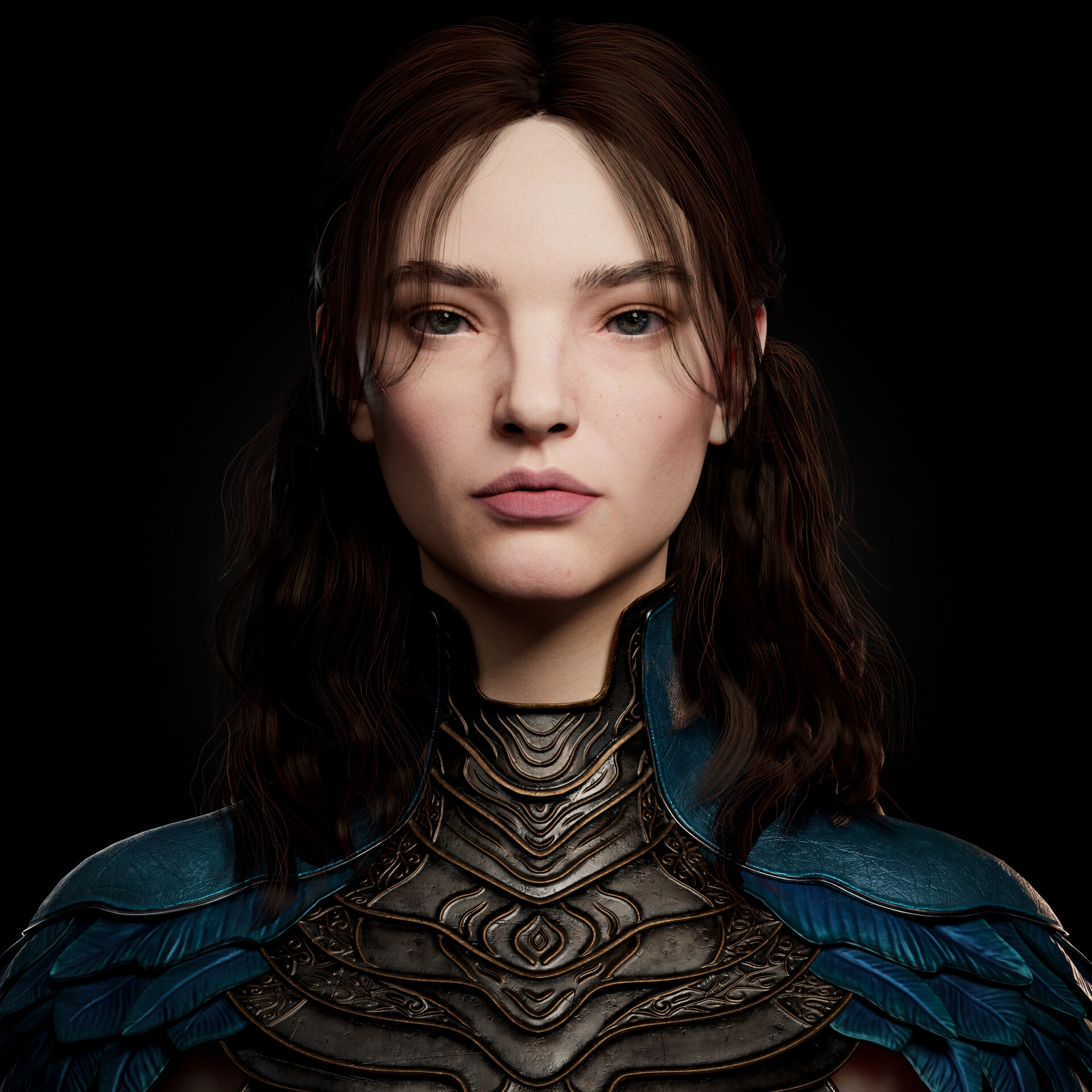 ArtStation - Artemisia Warrior Princess (Real Time Character)