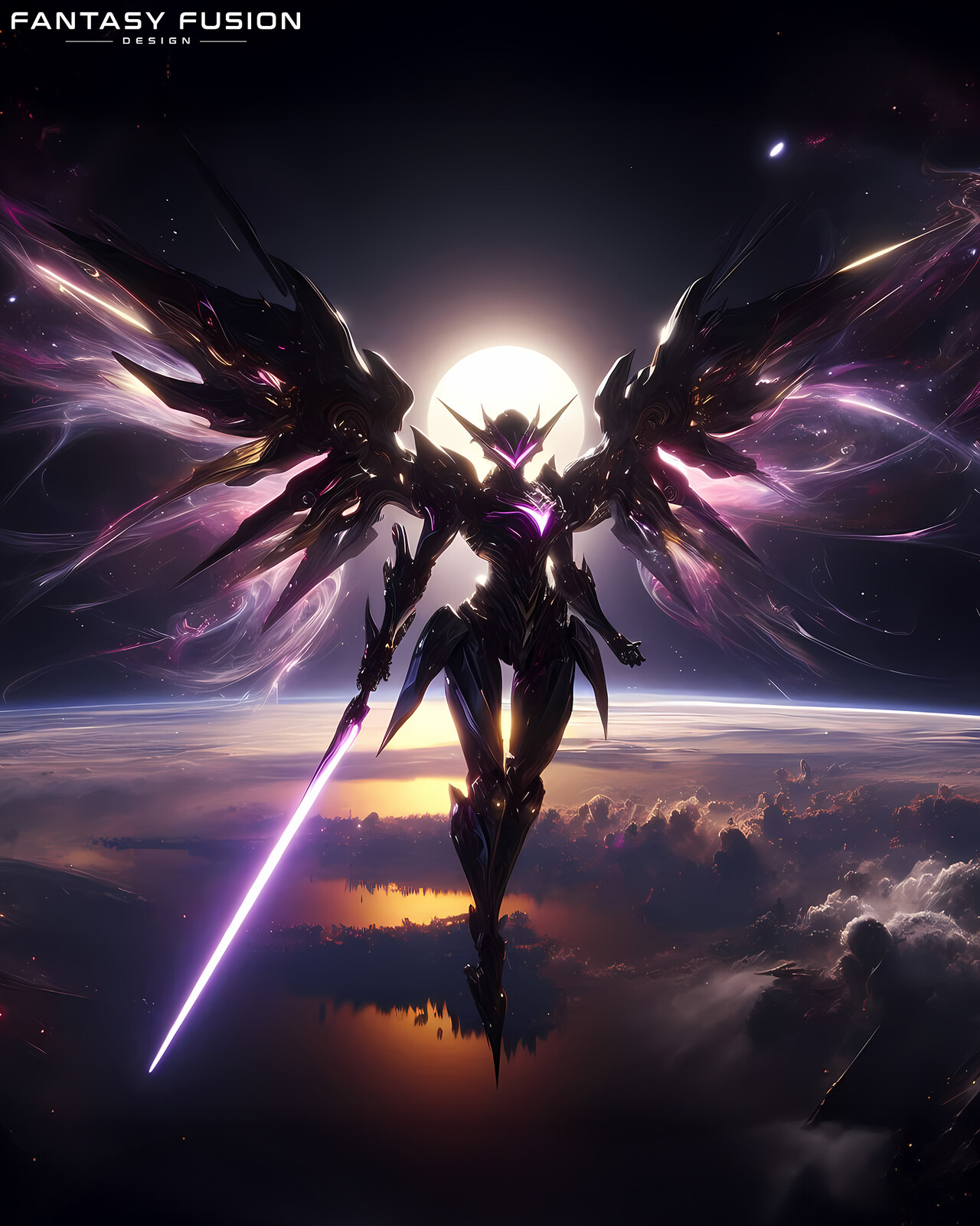 "Above the ruins of a forgotten world, she drifts. The final echo of all humanity once desired.
Forged from the wisdom of fallen ages, she is flawless, incorruptible... and utterly alone.