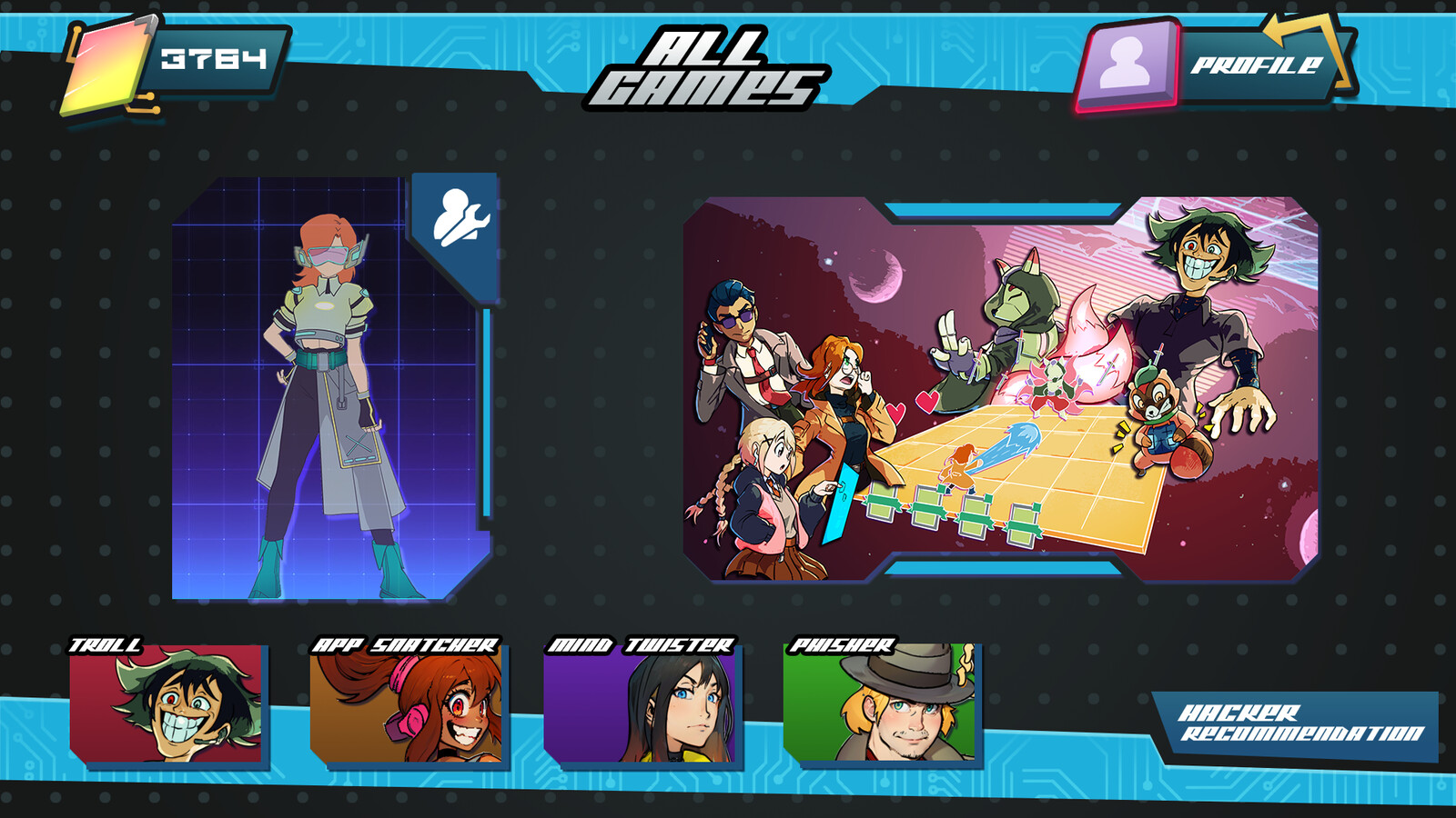 Main Page - Website Concept