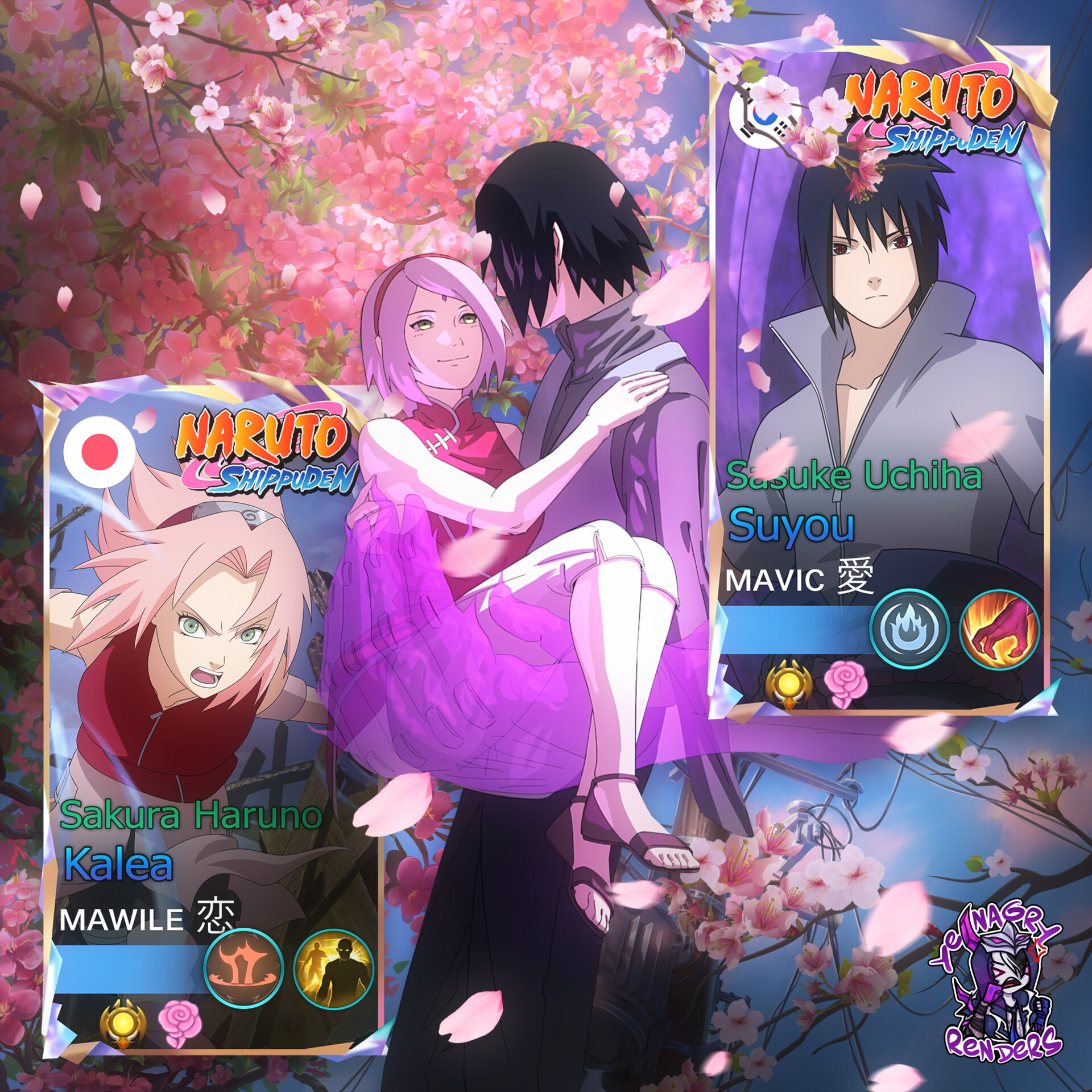 Naruto Sasuke va Sakuradagi jinsiy aloqa