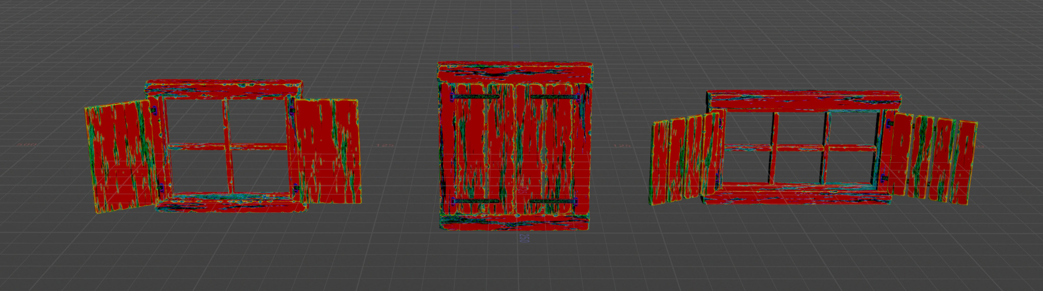 Vertex color masks 