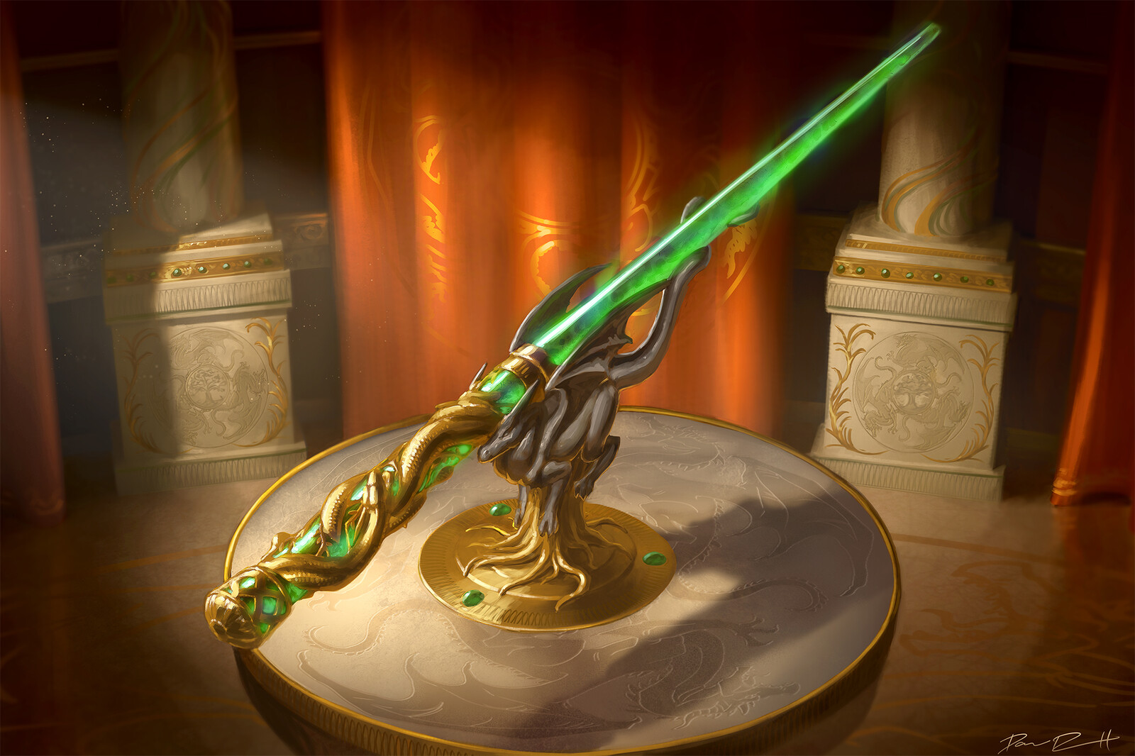 Royal Jade Wand