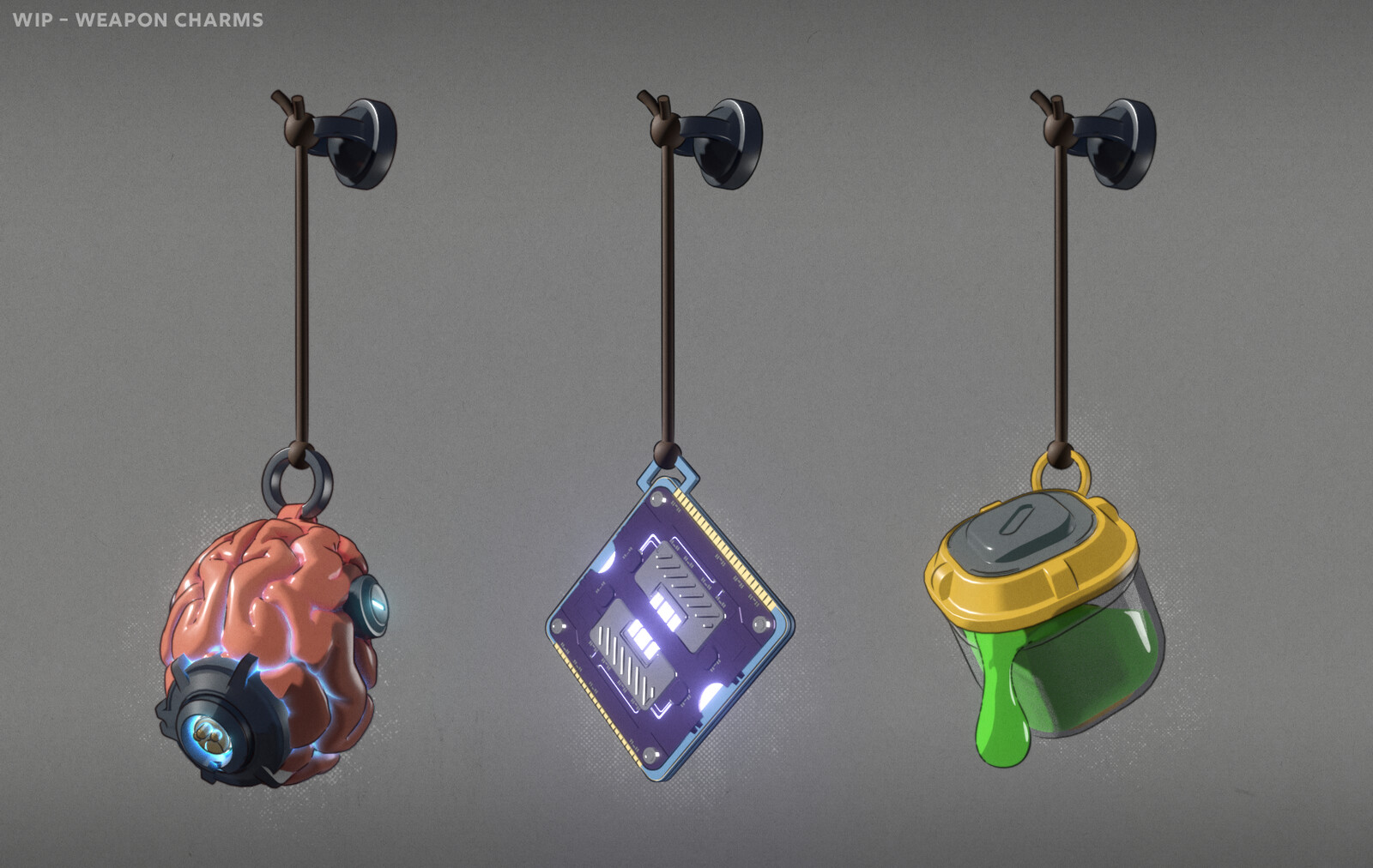 Weapon charm ideas.