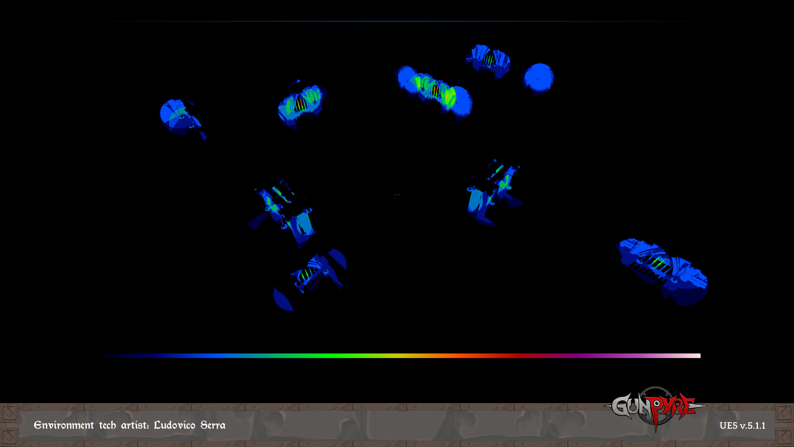 Here's the light complexity inside a level