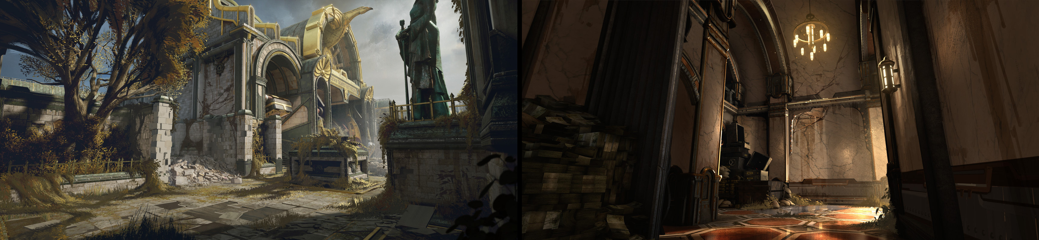 Security exterior and interior paintovers.
