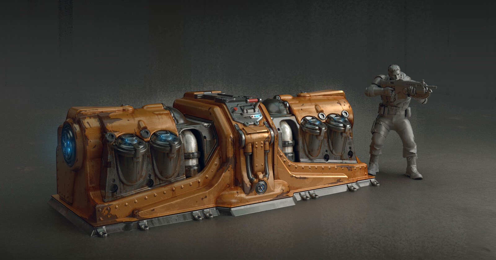 Control panel cover prop.