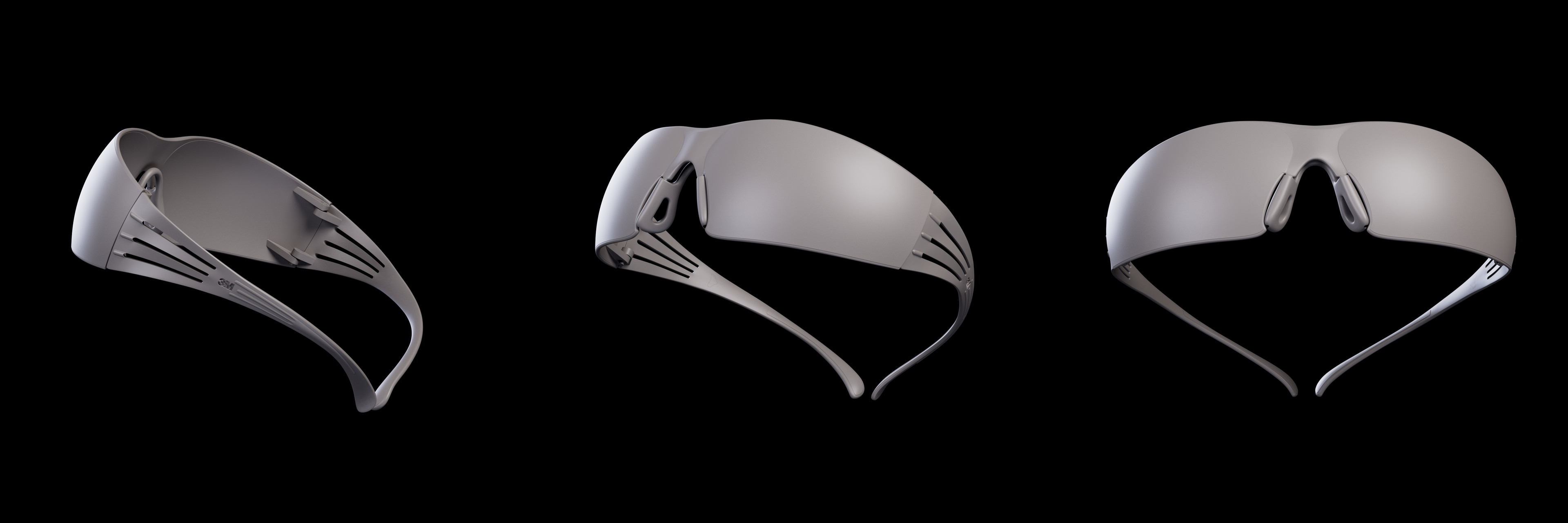 3M 400 Safety Glasses - Clay