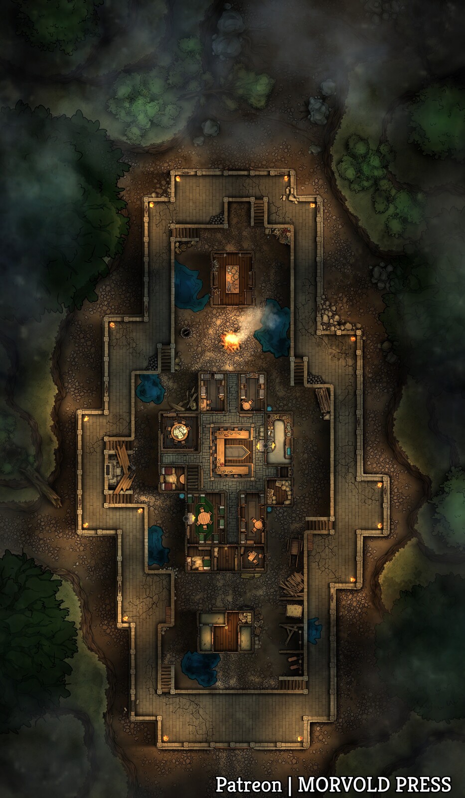 Ironspine Keep | Hold Back the Dead [70 x 120]