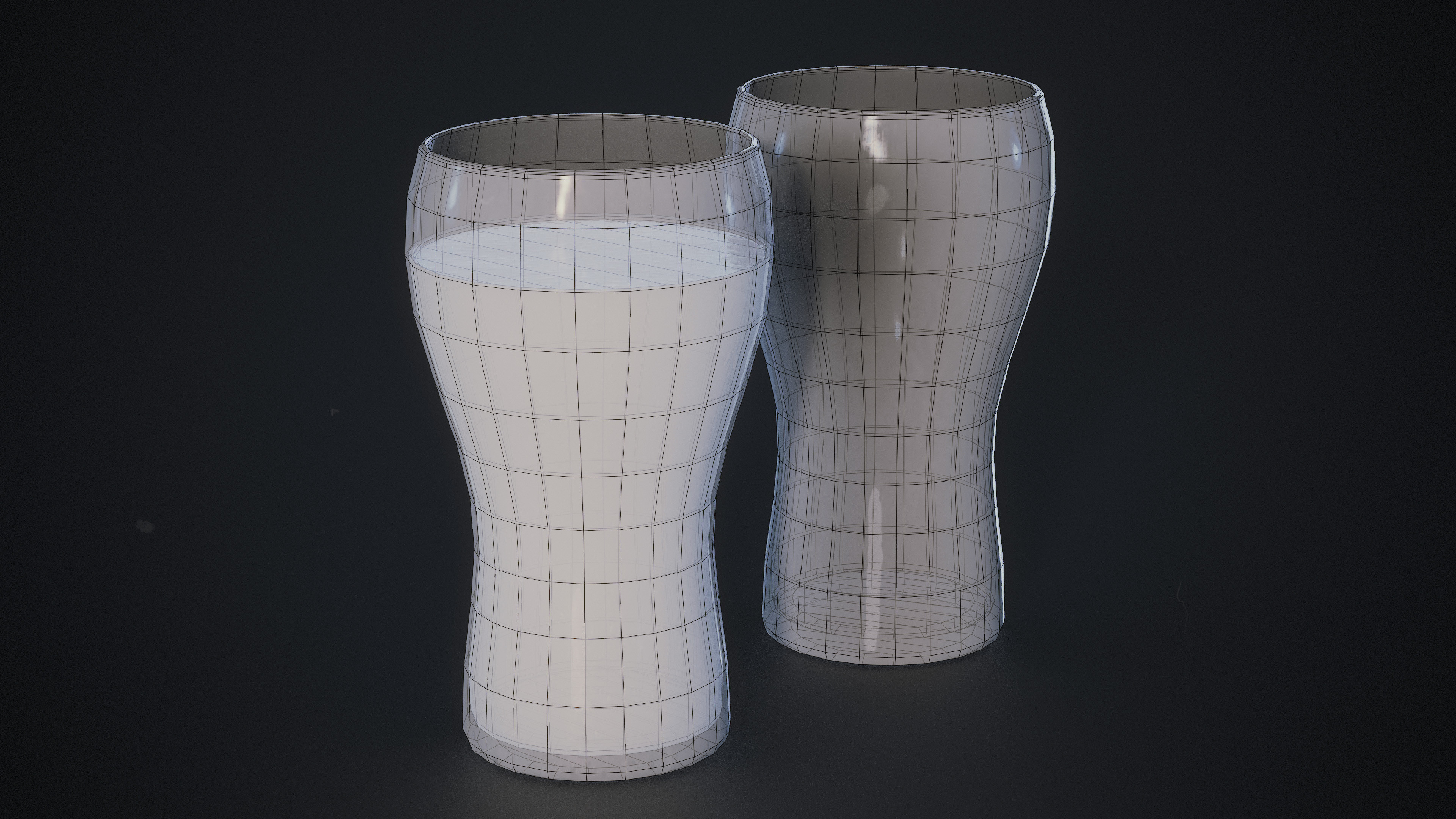 Soda Glass - 1,972 tris
Empty Glass - 1,404 tris