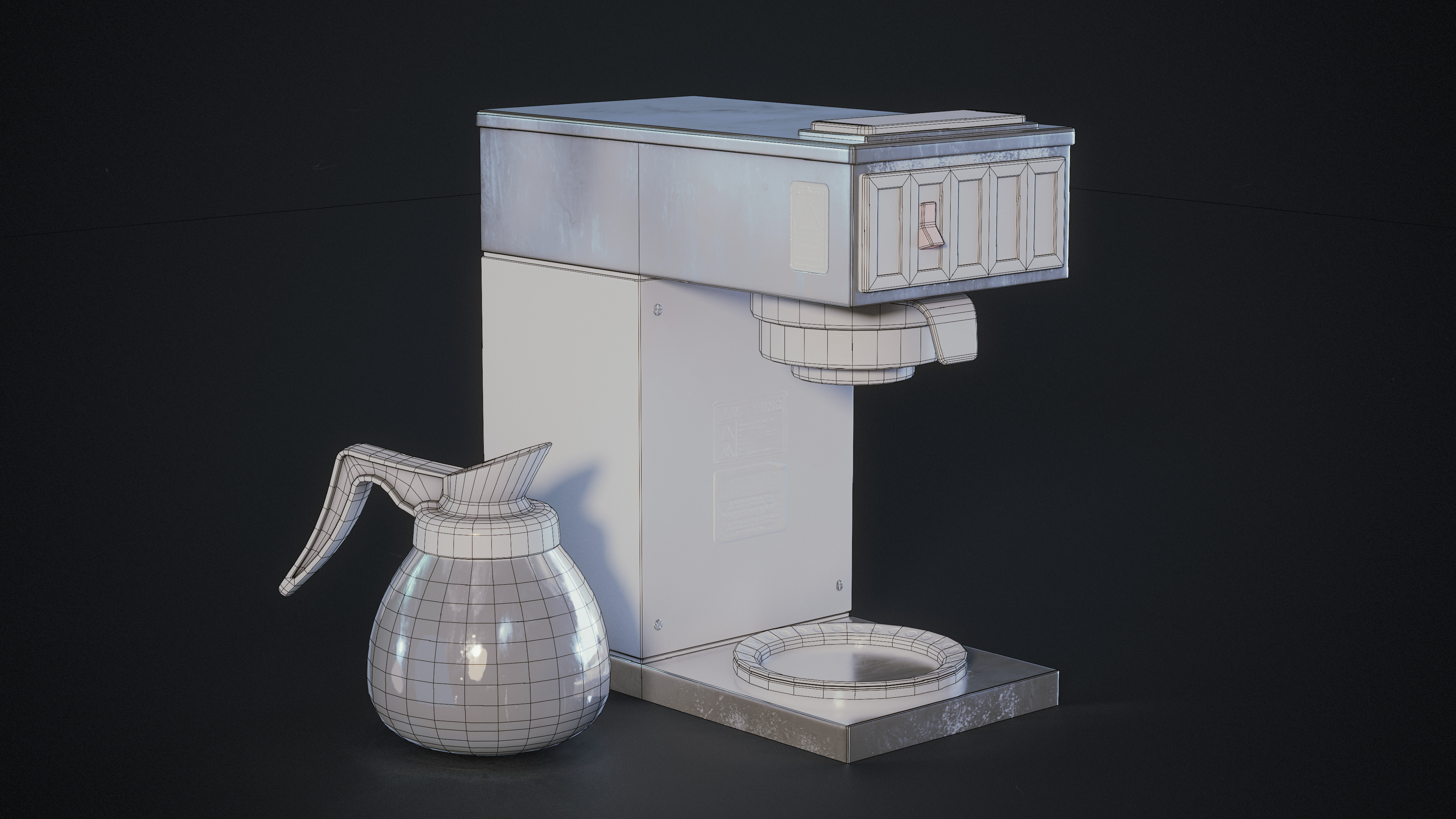Coffee Pot - 4,334 tris
Coffee Maker - 2,480 tris