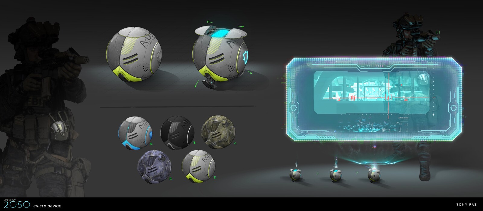 Hologram Shield Device
