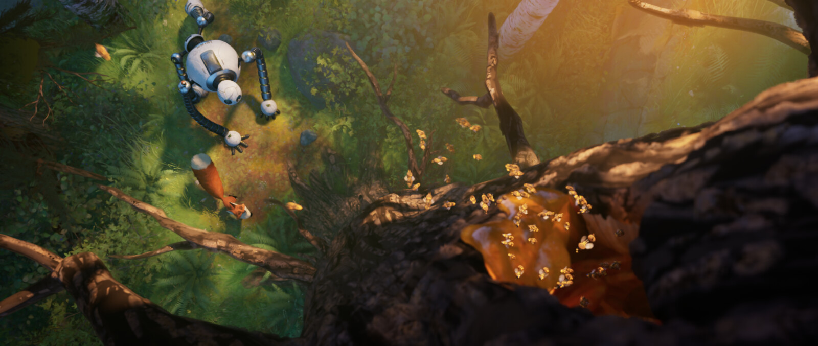 Responsible for bees texturing and look development.
