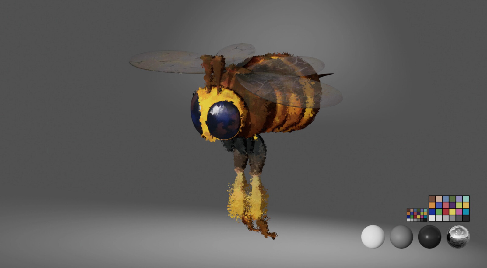 Responsible for bees texturing and look development.