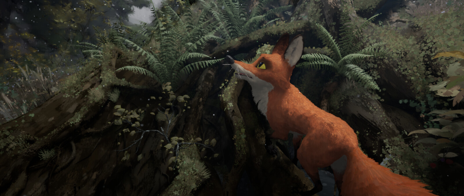 Fink's Den. Responsible for environment texturing, look development and microdressing/scattering.