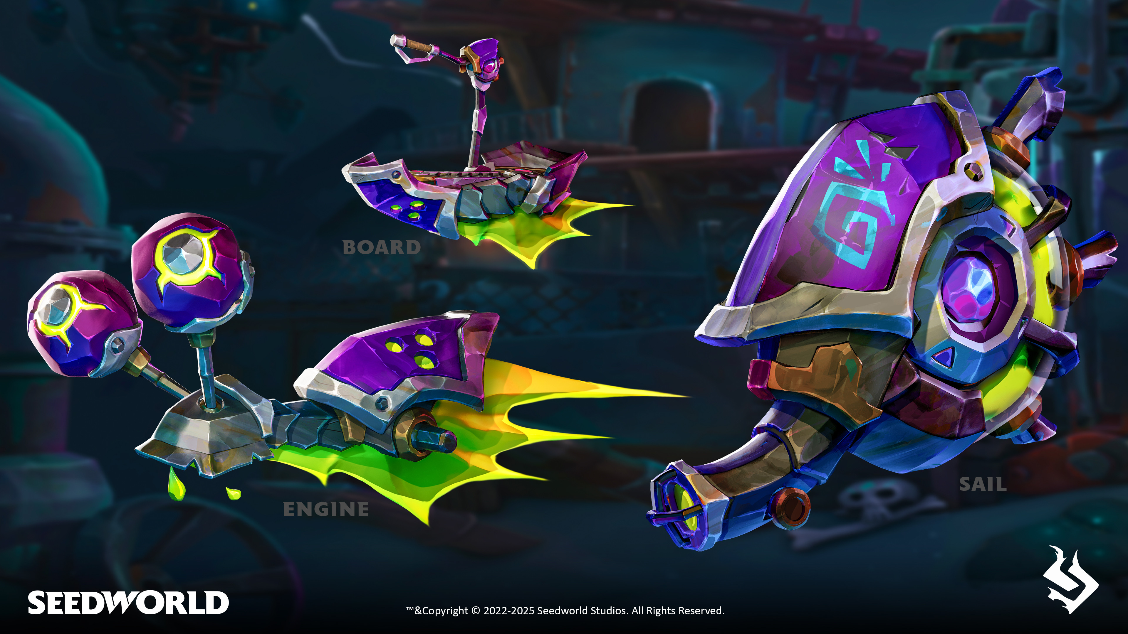 Crazy Snail vehicle parts