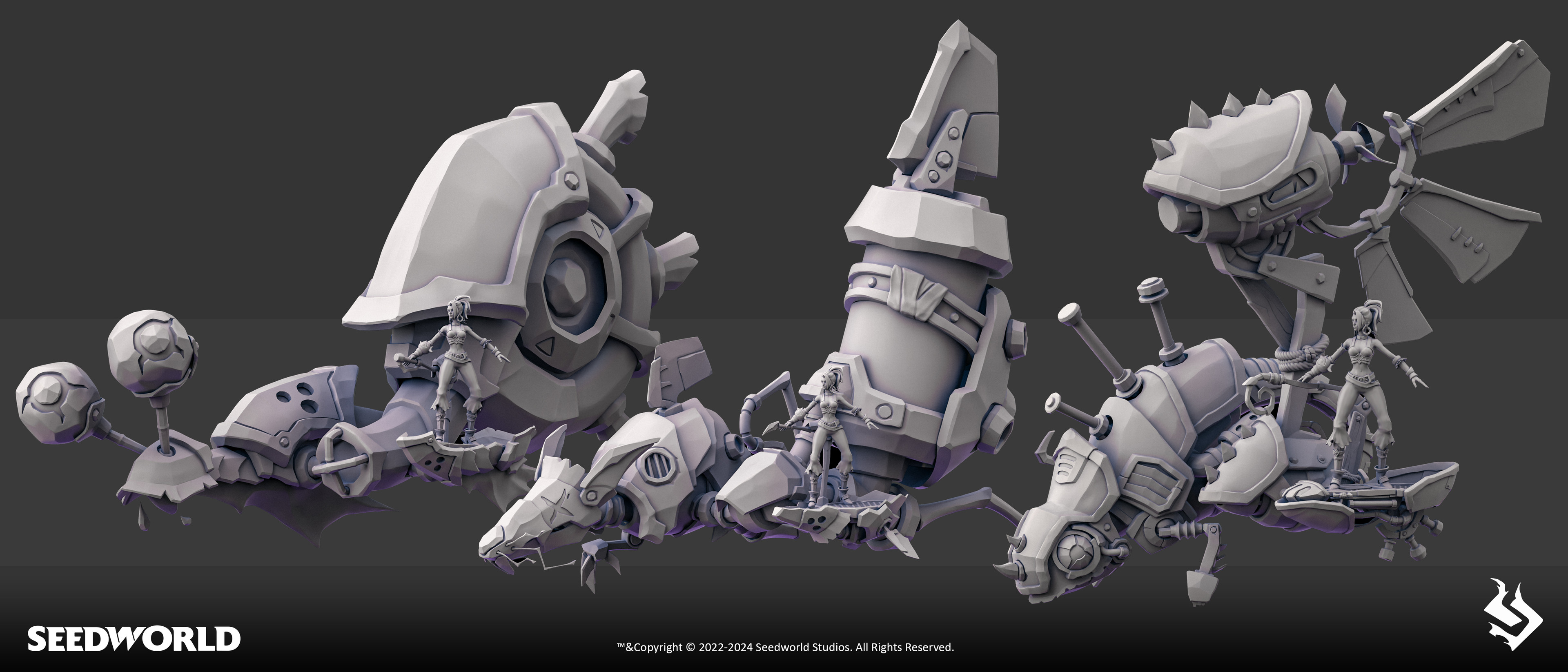Junkyard vehicles 3d concepts