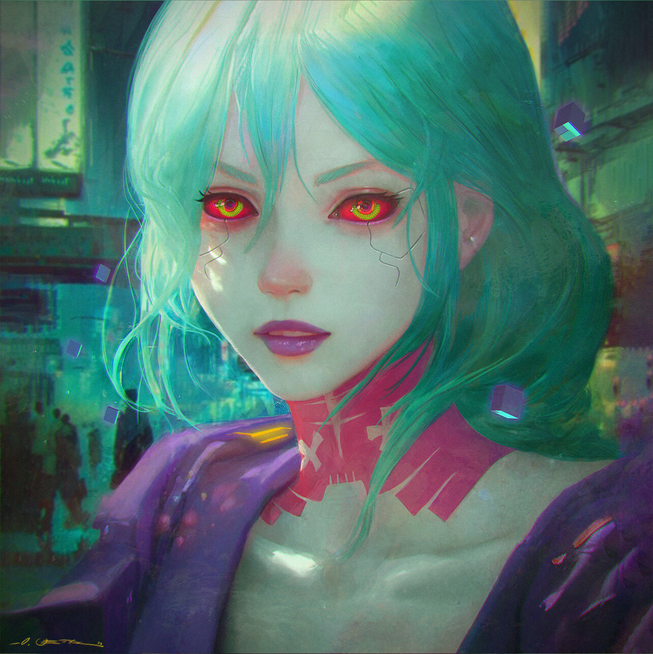 Rebecca - Cyberpunk / Edgerunners Portrait Study
