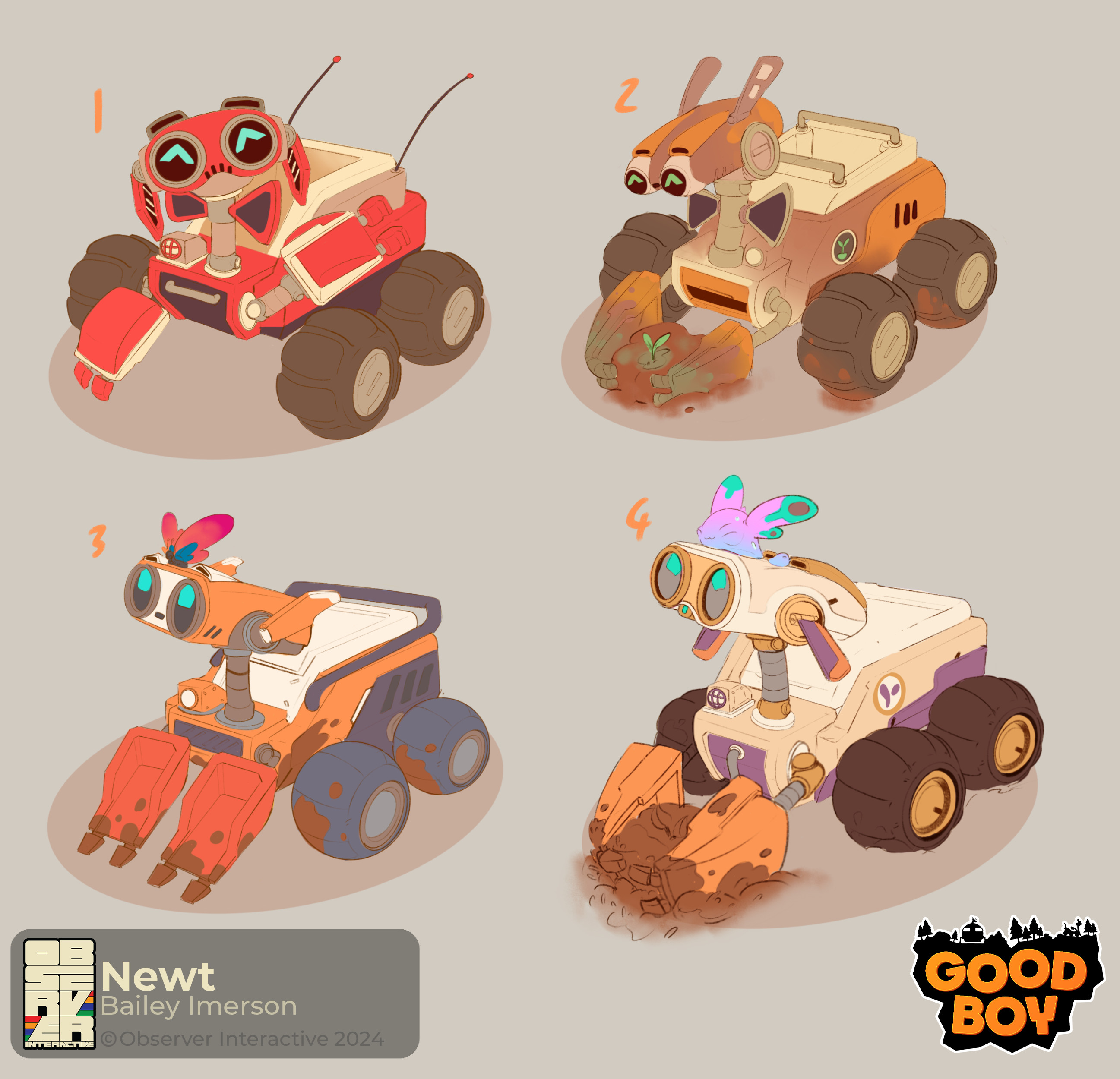 First pass explorations - his design came together quite quickly