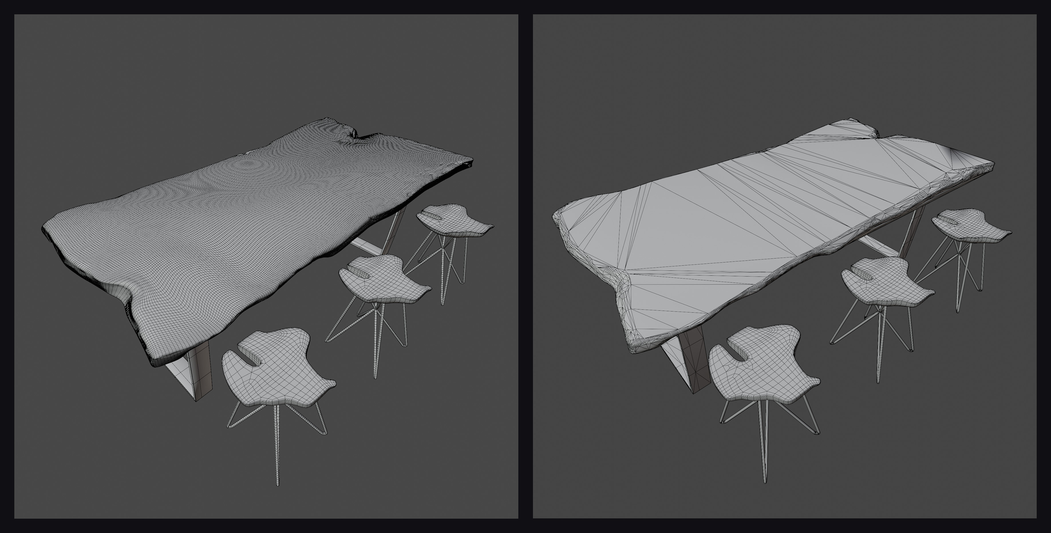 Geometry optimization: decimation and triangulation