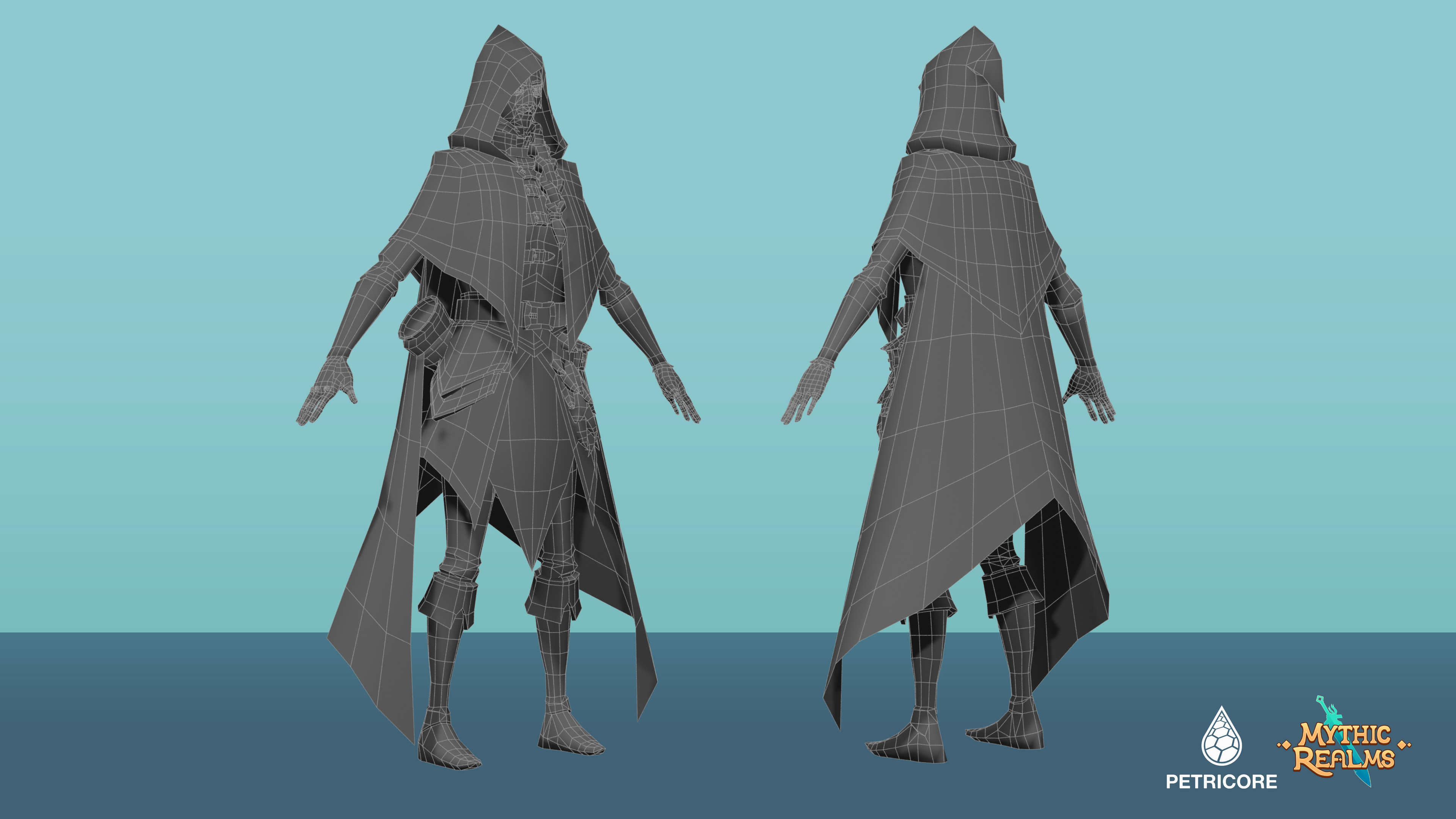Quinn Wireframe - 7k Polys