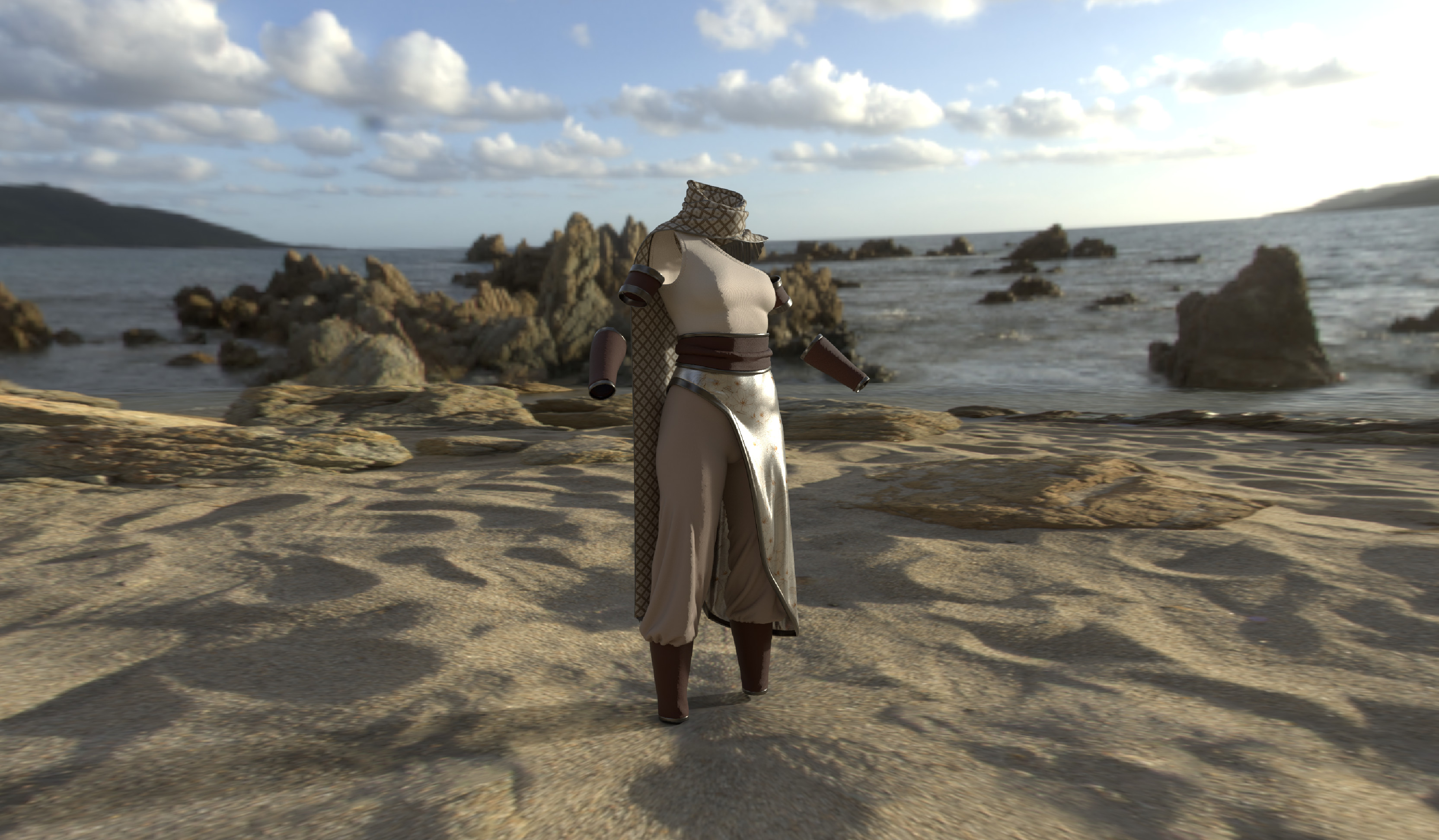 Testing the look against different HDRI images.